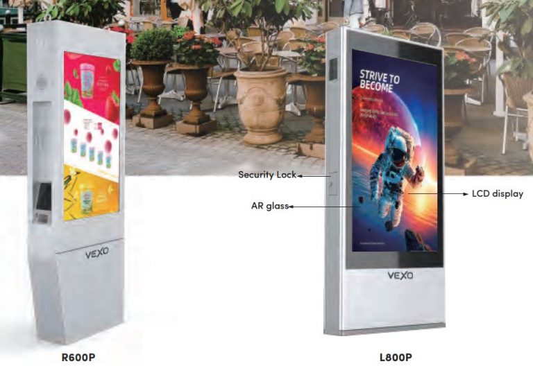 VEXO Outdoor Dual-sided Kiosk