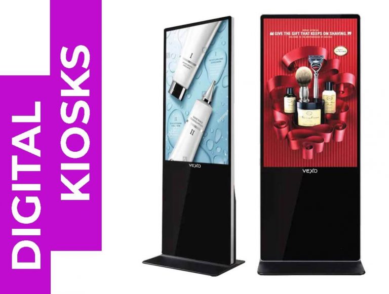 Digital Kiosk and Standee Products by VEXO