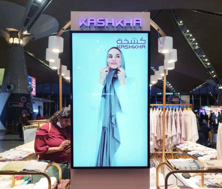 Digital Signage at House of Kashkha store