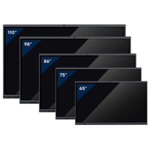 Various screen sizes of V7X Smartboard
