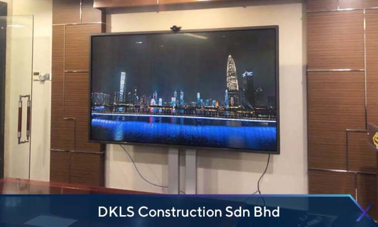 Interactive Flat Display at DKLS Construction Sdn Bhd