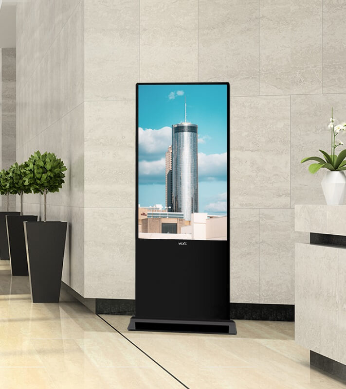 Single Sided Digital Kiosk at Corporate Building