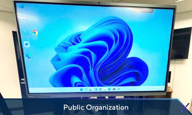 Interactive Smartboard at Public Organization