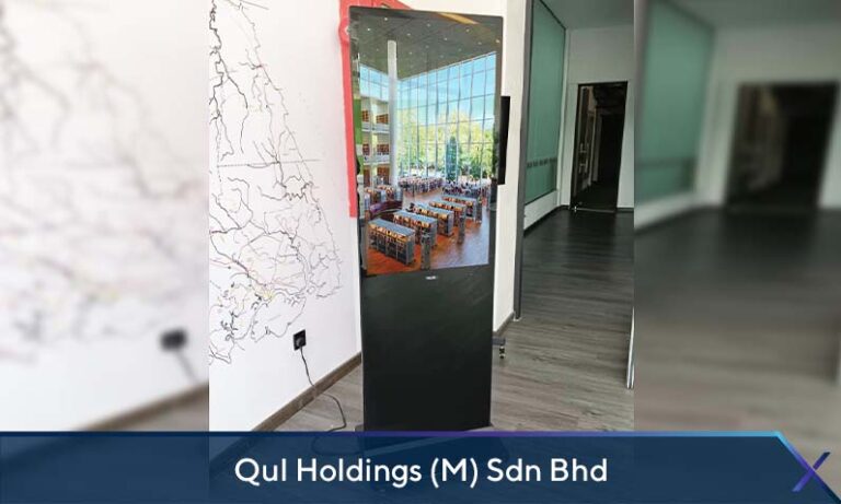 Digital Standee at Qul Holdings
