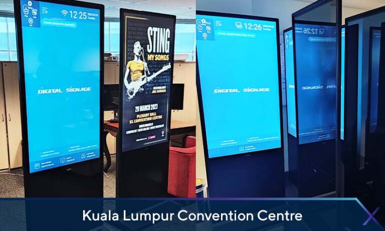 Digital Kiosks and Standees at Kuala Lumpur Convention Centre