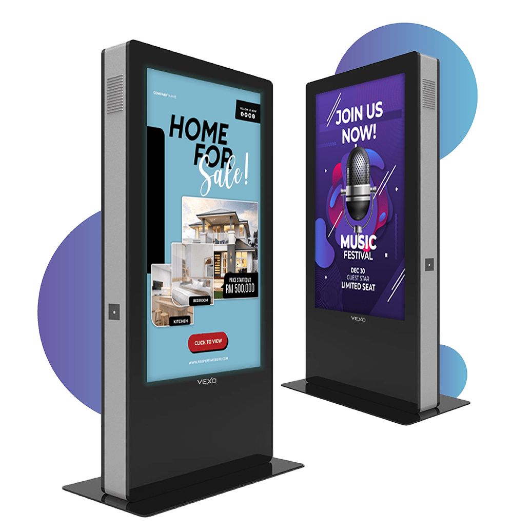 Certified Outdoor Smart Digital Display Signage Kiosk Supplier In