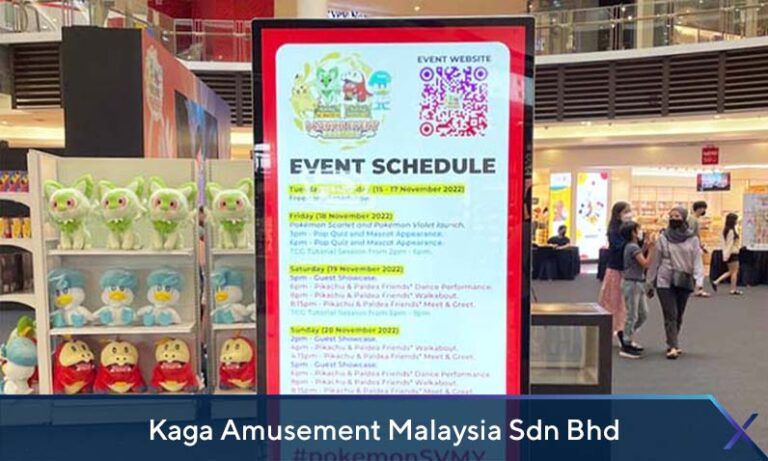 Digital Standee at Kaga Amusement Malaysia