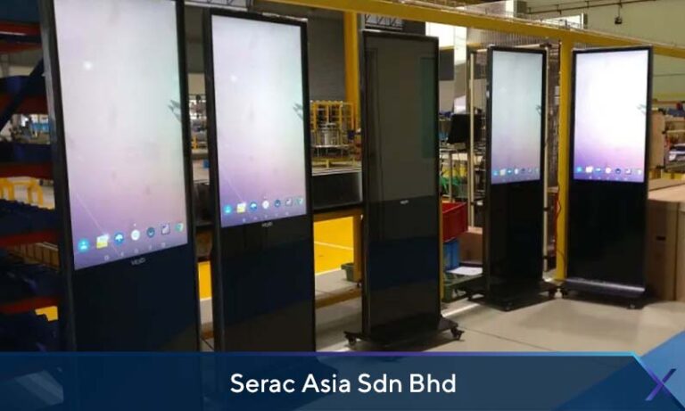 Touch Screen Digital Kiosks at Serac Asia