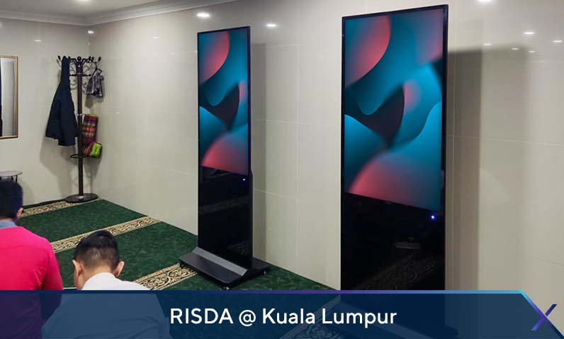 RISDA | VEXO Non-touch Single-sided Digital Standee 49