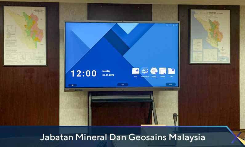 Jabatan Mineral Dan Geosains Malaysia | Interactive Smartboard